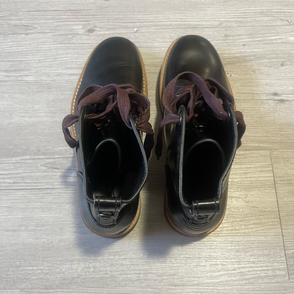 Black Coach leather high top boots - Picture 4 of 4